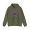 Jumbo Star Dawg hoodie, omega, army green