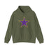 Jumbo Star Dawg hoodie, omega, army green