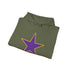 Jumbo Star Dawg hoodie, omega, army green