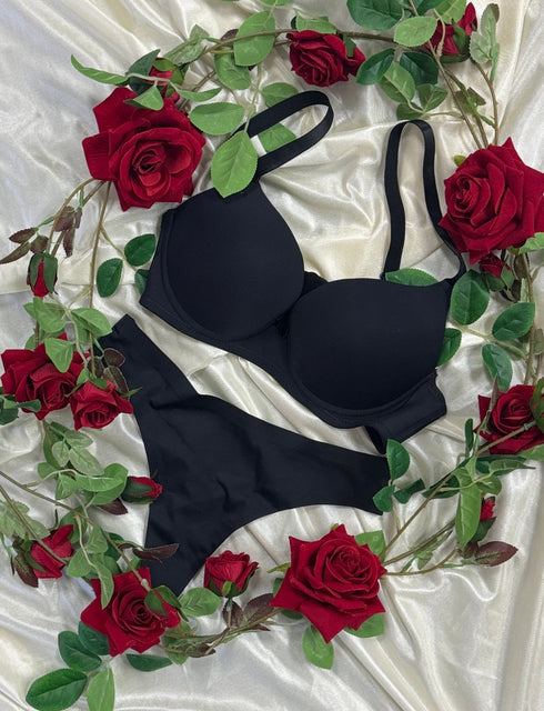 Power Push-Up Bra, Black