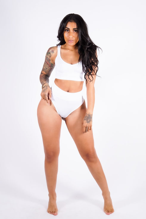 Vicky Bralette Set, White