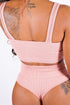 Vicky Bralette Set, Salmon