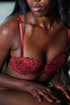 Jackie's Lace Bra, Crimson
