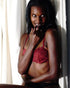 Jackie's Lace Bra, Crimson