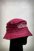 Nupes Only τελείωσις bucket hat, krimson