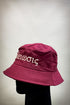 Nupes Only τελείωσις bucket hat, krimson