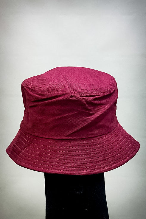 Nupes Only τελείωσις bucket hat, krimson