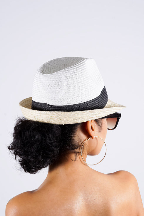 Sirius Fedora Hat, White