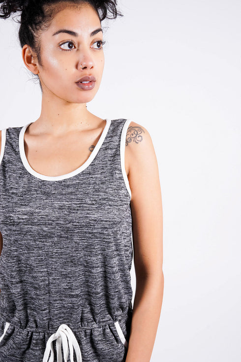 Sheline's Lounge Romper, Melange