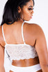 Miesha's Lace Bralette, White