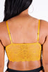 Miesha's Lace Bralette, Gold