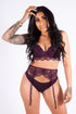 Sabrina's Lace Bra Set, Plum