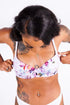 Trisha's Bra, White Floral