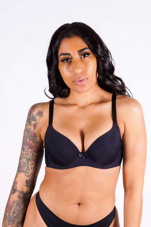 Power Push-Up Bra, Black