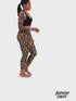 Leopard Love premium 7/8 leggings, gold