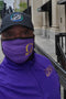 Protected! Ω mouth mask, purple