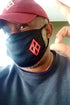 Protected! Diamond-K mouth mask, black