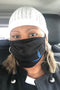 Protected! Peace Dove mouth mask, black