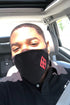 Protected! Diamond-K mouth mask, black
