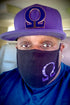 Protected! Ω mouth mask, black