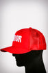 Soror sport trucker, red/white
