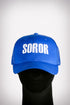 Soror sport trucker, blue/white