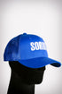 Soror sport trucker, blue/white