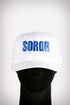 Soror sport trucker, white/blue