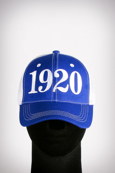 Jumbo 1920 outline sport trucker, blue/white