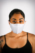 Covered! Gemstone mouth mask, white