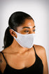Covered! Gemstone mouth mask, white