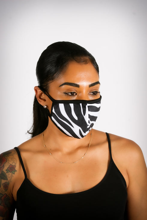 Covered! Zebrafied mouth mask