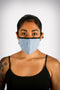 Covered! Cozy Sherpa mouth mask, blue