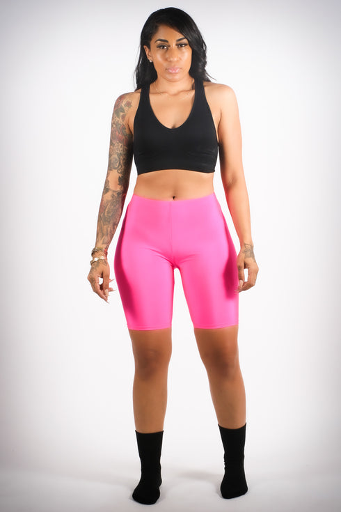 Get In & Fit In biker shorts, pink