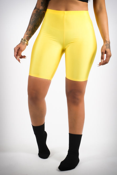 Get In & Fit In biker shorts, gold