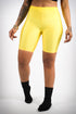 Get In & Fit In biker shorts, gold