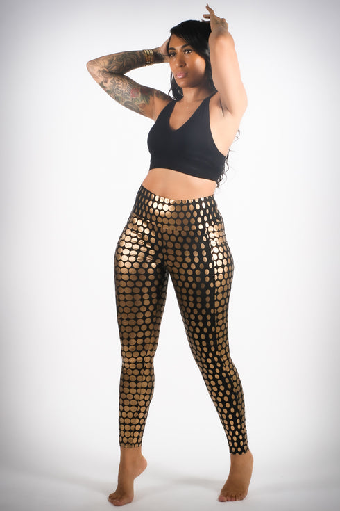 Gumdrop advanced leggings, black licorice