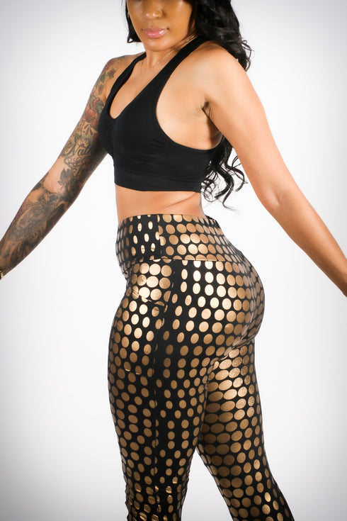 Gumdrop advanced leggings, black licorice