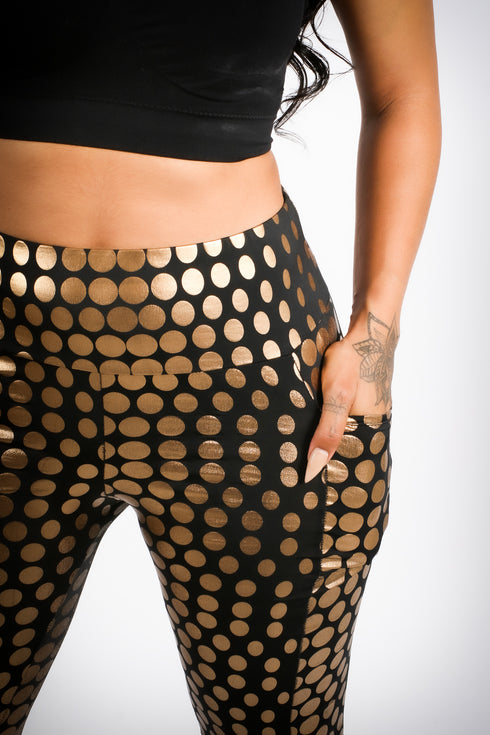 Gumdrop advanced leggings, black licorice