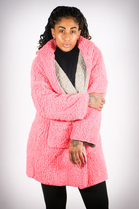 Pink Panther teddy coat