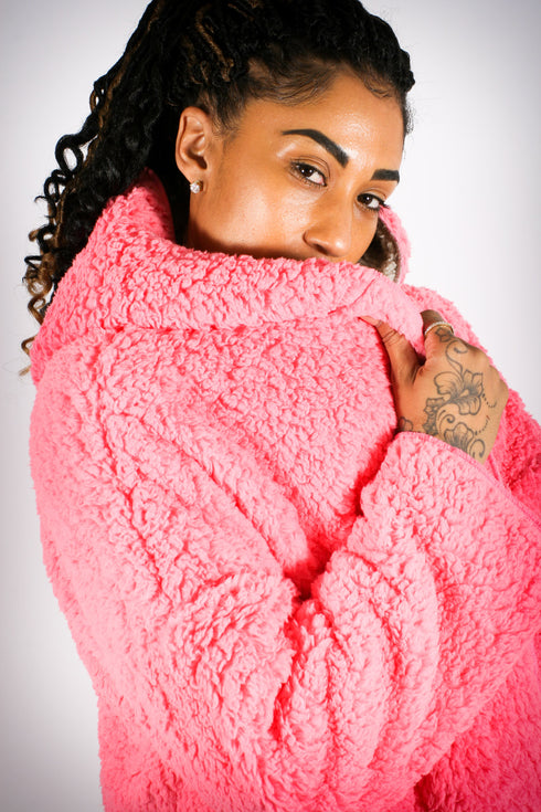 Pink Panther teddy coat