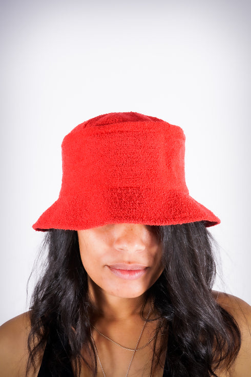 LL Cool Bae bucket hat, red