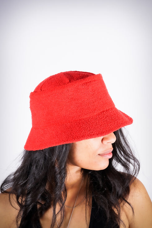 LL Cool Bae bucket hat, red