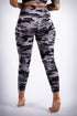 Commando leggings/sports bra set, air force