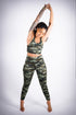 Commando leggings/sports bra set, jungle