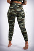 Commando leggings/sports bra set, jungle