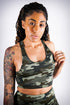 Commando leggings/sports bra set, jungle