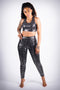 Electric Safari leggings/sports bra set, leopard