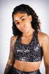 Electric Safari leggings/sports bra set, leopard