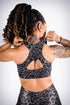 Electric Safari leggings/sports bra set, leopard